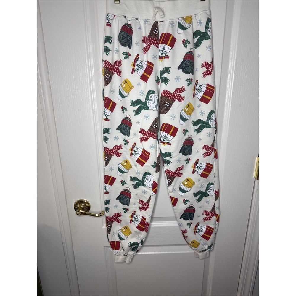 Star Wars Lucasfilm Christmas Holiday Pajama Pants Kids Size 14-16